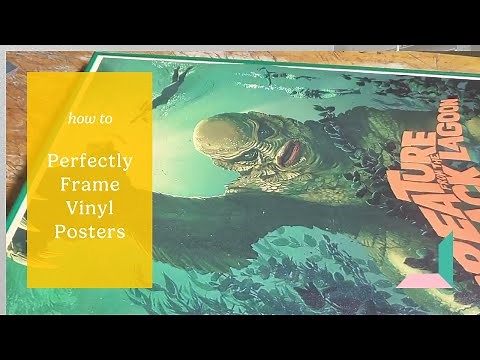 The Secret to Perfectly Framing Vinyl Posters