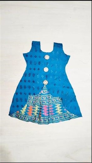 Stylish frock design #sewing #frock #fashion