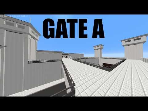 SCP Containmet Breach Gate A in minecraft map