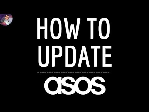 ASOS UPDATE App, how to update Asos application ( shopping ) and DOWNLOAD the NEW Version