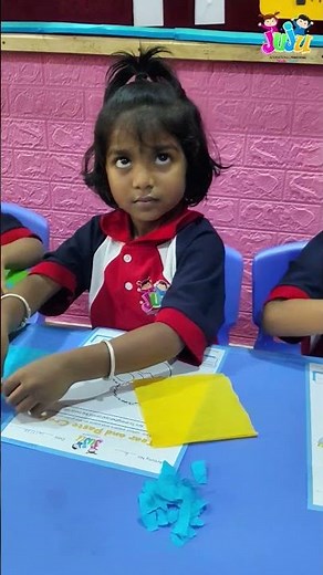 Tear & Paste Fun Activity for Preschoolers | Fine Motor Skills | JUJU International Preschool