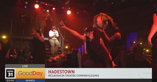 Hadestown is now playing at the McLaughlin Theatre in Loomis!