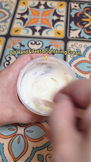 DIY Hand & Feet Brightening Cream ✨ | Soft, Smooth & Radiant-Looking Skin