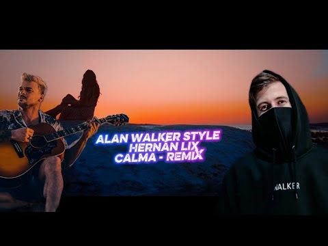 Alan Walker Style | CALMA Remix 2025 |New Song|(Official Music)