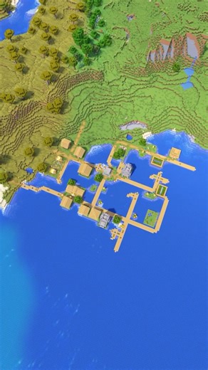 Minecraft Coastal Village Seed!