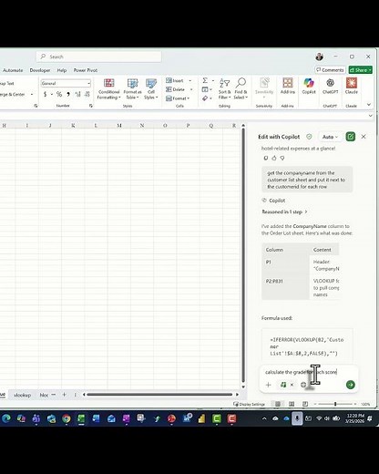 Copilot in Excel - Looking Up Values Made Easy #Excel #Tutorial #Copilot