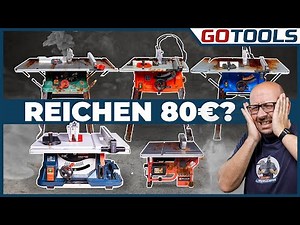 The cheapest table saws compared! Parkside, Scheppach & Einhell VS Bosch! With a raffle