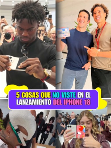 5 cosas que no viste en el lanzamiento del Iphone 18 | iphone 18pro max