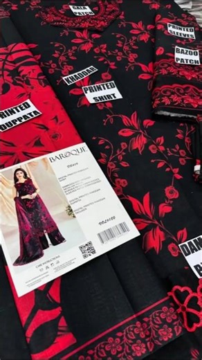 Khaddar Unstitched | Organza Patch Work Neckline, Daman & Sleeves | Winter fashion #shorts