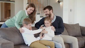 Siblings Fighting Over TV Remote Control at Home Stock Footage - Video of people, control: 234516260