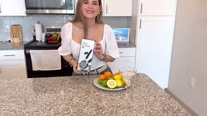 Lemon Squeezer Stainless Steel - Premium Quality, Heavy Duty Solid Metal Squeezer Bowl - Large Manual Citrus Press Juicer and Lime Squeezer (Yellow)