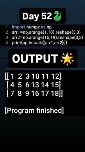 Krishna Gupta on Instagram: "Day 52 of Python Basics🐍#shorts #viral #trending #python #pythontricks pythoncoding programming"