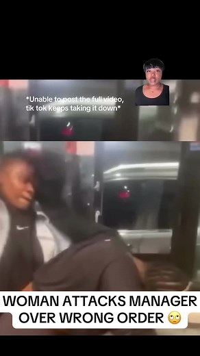 There is never anything serious enough to climb on through a drive thru window, especially if it results in you getting banged up 😒 #crazy #mcdonalds #drivethru