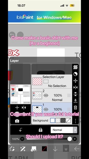 Make a basic shirt with me!!! Comment if you want a full tutorial #clothes #roblox #girl #basic #fyp