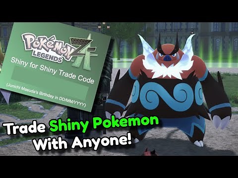 Use This NEW Universal Code To Trade SHINY Pokemon With ANYONE! - Pokemon Legends ZA