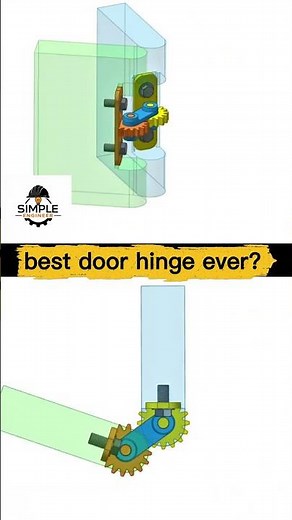 Next Level Door Hinge Technology 😱 Gear System Explained