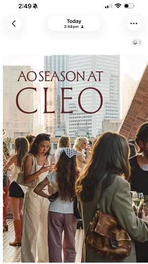 Cleo Melbourne on Instagram: "Last night we celebrated the launch of Cleo and kicked off the AO season with special guests @bigfoe1998 and @k1ngkyrg1os. With music by @untitledgroupau and a special set from @cosmos_midnight, it was truly an unforgettable night. We are so grateful to have shared it with everyone that joined us. We can’t wait to see you soon! #CleoMelbourne"