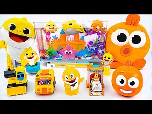 104 Minutes BABY SHARK ✨ Satisfying Unboxing Cute Baby Shark Plush Toys Collection Playset (ASMR)