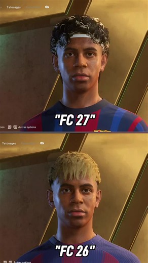 Lamine Yamal FC 27 face scans — Rate the leaked EA FC 27 look