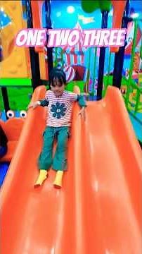 One Two Three | Learn Number | With Slide | Indoor Playground Fun | Kids Songs | Nursery Rhymes