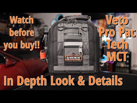 Tool bag for any job. Hvac Electrician. Veto Pro Pac Tech MCT Must See Before Buying In Depth Look