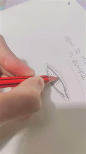 #how to make eye in simple way #crafty_skills123