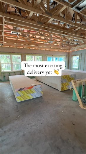 Exciting Drywall Delivery for Our New Home