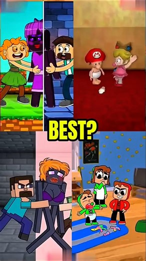 Two Words One Enderman #minecraft #funny #shorts #animation #animationshorts #meme