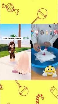 😇 Eu Dei Minha ÚLTIMA COMIDA Para Essa VELHINHA #roblox #shorts