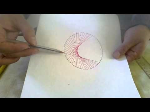 Círculo con líneas