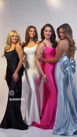 #SilkAndSatinDreams ✨ Step into elegance with Jovani's exquisite...