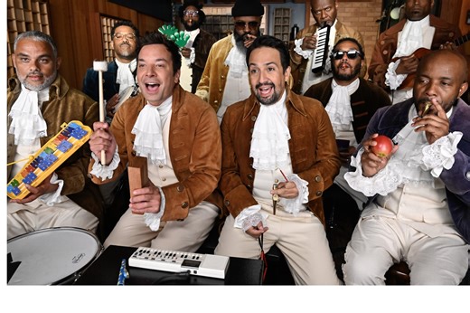 Lin-Manuel Miranda Joins Jimmy Fallon for 'Classroom Instruments—Hamilton Style'
