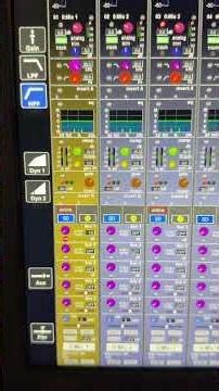 Input Channel Strip on DiGiCo Mixer#digico #digitalmixer #ChannelStrip #audiomixing #soundengineer