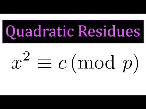 What is a Quadratic Residue? - Definition and Example
