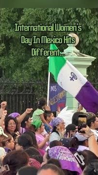 International Day Of Women In Merida, Mexico