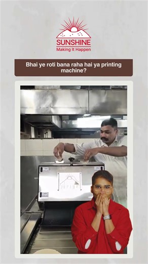 Roti or Printing Machine? 🤯 Watch This Chapati Machine in Action!