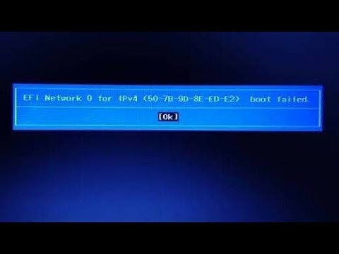EFI Network 0 for IPv4 Boot failed 100% Working | Lenovo