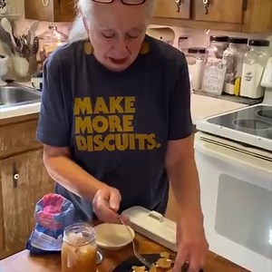 Don’t throw those biscuits away! Here is a great snack idea or next day breakfast treat, and this is a favorite with our family! And just so you know, I didn’t move and I didn’t get a kitchen redo! | Cooking with Brenda Gantt