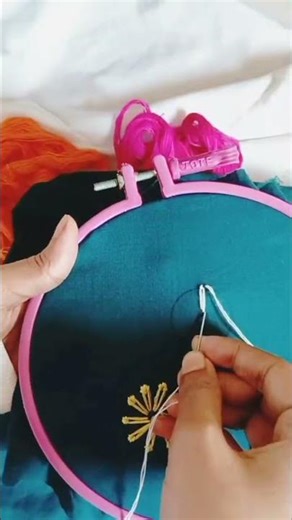 Dandelion Flower Embroidery Tutorial | Easy Hand Embroidery for Beginners