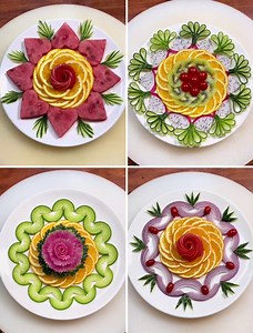 Art In Fruit & Vegetable Carving Tutorial :) | Simple Crafts