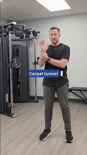 Try this gentle nerve glide for carpal tunnel symptoms. 👋 #Exercise #CarpalTunnel