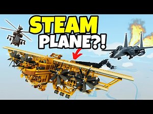 Steam BOMBER Attacks MILITARY AI Challenge! (Stormworks)