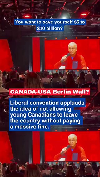 🚨🚨🚨ABSOLUTELY INFURIATING — Liberals are floating the idea of hitting Canadian youth with a $500K bill just for moving to the USA?!This isn’t governance. This is holding our kids hostage in a country they’re desperate to escape. Free people in a real democracy don’t get punished for voting with their feet.Here are the facts they don’t want you hearing:Youth unemployment under this government is the worst in 27 years. Housing is completely unaffordable, taxes are crushing, and record numbers o