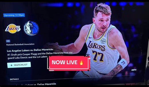 Los Angeles Lakers Live Streaming Now! 🔥