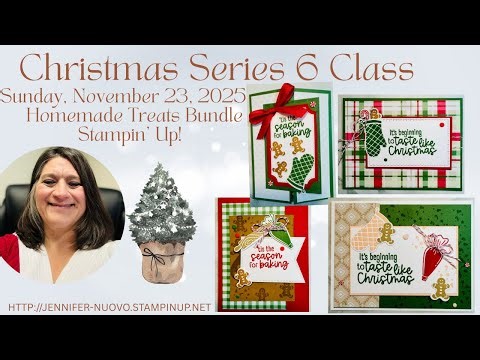 “Stampin’ Up! Homemade Treats Bundle Tutorial Quick & Cute Projects!”