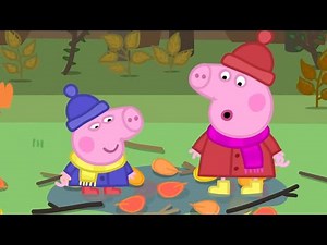 Peppa Pig and George Jump in Muddy Puddles 🐷🥾 Peppa Pig Official Channel Family Kids Cartoons