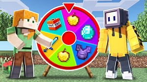 LOGGY LOST 1v1 LUCKY WHEEL RACE | MINECRAFT