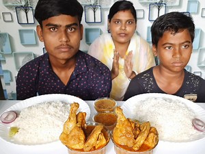 1.2M views · 25K reactions | Dui vagner sathe chicken curry and rice eating challenge Dui vagner sathe chicken curry and rice eating challenge Ritu food house and Ritu food vlog | RITU FOOD HOUSE | Facebook