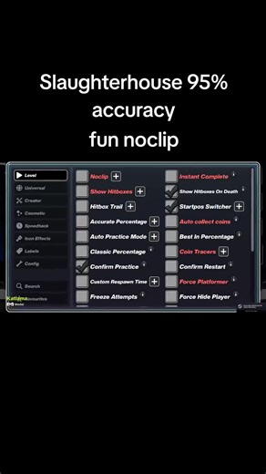 slh 95% accuracy noclip run #geometrydash #gd
