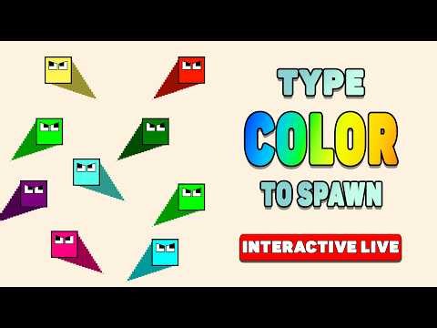 Color Battle - Type Color to Spawn | Square League 🟦🟥🟨🟩 25.02.2026